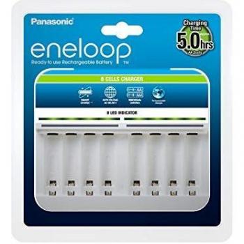 Panasonic eneloop ŁADOWARKA PANASONIC BQ-CC63 Cargador para 8 pilas LR6/LR03