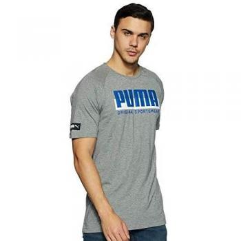 Puma Athletics 854145 - Camiseta para hombre, talla S, color gris