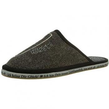 Adelheid Platzhirsch Filzpantoffel Mit Gummisohle - Zapatillas de estar por casa, color Rindenbraun, talla 0