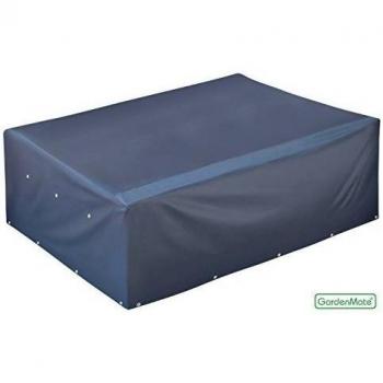 GardenMate Funda Protectora de poliéster Oxford para Muebles de Jardín 200x160x70 cm - Tejido Oxford 220 gsm de Calidad Prémium - Antracita