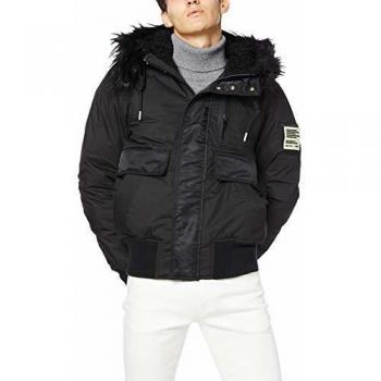 DIESEL W BURKISK Abrigos Hombres Negro - XXL - Plumas