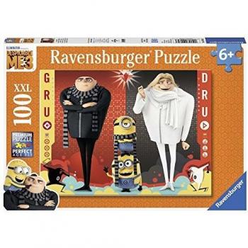 Puzzle 100 piezas Gru y Dru de Moi, Moche y Malvado 3 - Ravensburger