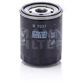 Original MANN-FILTER Filtro de aceite W 7037 – Para automóviles
