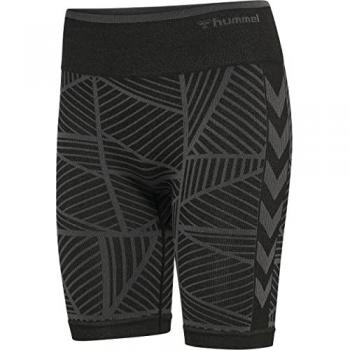 Mallas Cortas Sin Costuras Hummel Energy Negro Mujer