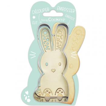 Cortador y Estampador de Galletas en Forma de Conejo - Scrapcooking