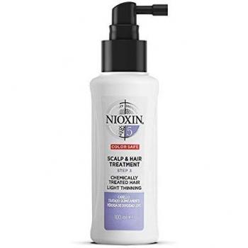 Nioxin System 5 Scalp & Hair Treatment for Chemically Treated Hair with Light Thinning, 100ml