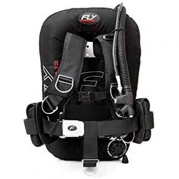 F13DCS02 - Ala de buceo con espaldera acero y arnés FLY 13D COMFORT SET
