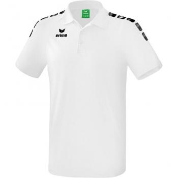 Erima Essential Short Sleeve Polo Shirt 5-c Child White/Black 128 cm Unisex