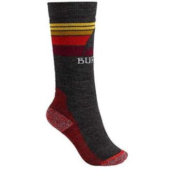 Burton Emblem Midweight Calcetines de Snowboard, Niños, Negro