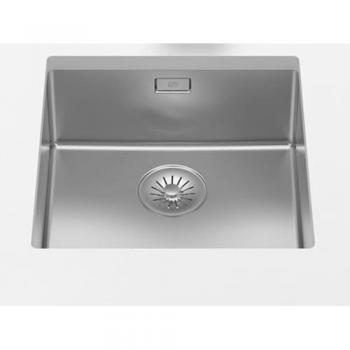 Lavabo individual encastrable 400x400mm acero inoxidable pulido Dornbracht