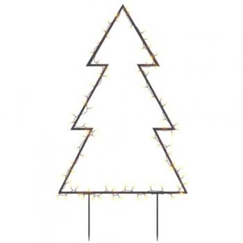 vidaXL Christmas Light Decoration with Spikes Tree 80 LEDs 60 cm