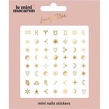 Mini Nail Stickers Lucky Stars - Pegatinas de uñas adhesivas con diseño de estrellas para manicura perfecta