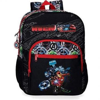 Marvel Los Vengadores Avengers Armour Up Mochila Adaptable a Carro Azul 30x38x12 cms Poliéster 13.68L