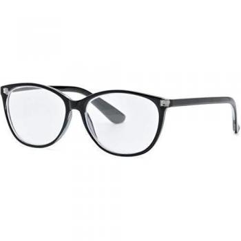 Nordic Vision Askersund +3,00 aspecto gafas distancias cortas escandinavo - 22% filtro de luz azul - Antideslumbrante - Capa antiarañazos - Protección UV400 - estuche