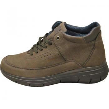 Botines de Hombre Luisetti 36105NO, Bota con Cordones para Hombres, Color Marrón, Plantilla Café