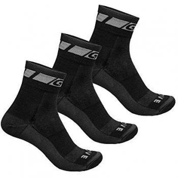 GripGrab Merino Wool Regular Cut Cycling Socks Single & Multi-Pack Box of 1 and 3 Pairs Breathable Bicycle Sports