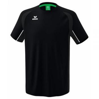 Erima Liga Star Training Short Sleeve Jersey - Unisex, Black, XXXL