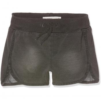 NAME IT Nittove Grey Reg Dnm Nmt, Shorts para Niñas, Gris