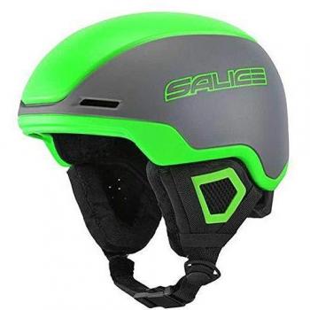 Salice casco esqui con rotor tg 52z56antracita verde unisex adulto