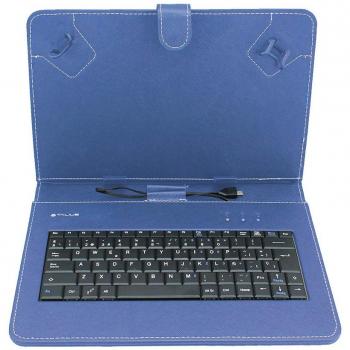 Talius CV-3004 - Funda Tablet 10, Teclado, Color Azul