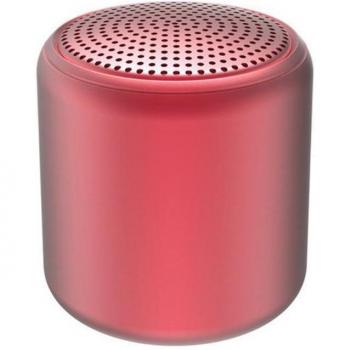 Klack Inkpod Altavoz Bluetooth Rojo - Mini altavoz Bluetooth portátil, diseño compacto y ligero, conectividad inalámbrica, sonido de alta calidad, batería recargable de larga duración