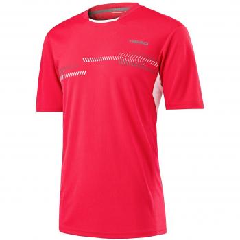 HEAD Club - Camiseta técnica para hombre, hombre, color rojo, tamaño XXL