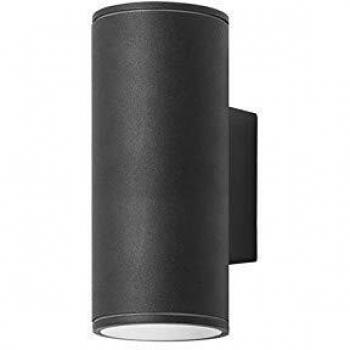 Aplique de pared Orion LED 3000°K 13,1W Negro 90x245 mm IP54 Doble Emisión Forlight