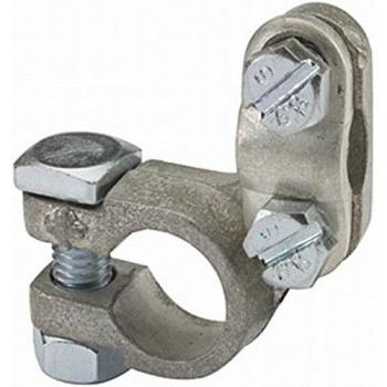 Abrazadera de Terminal de Batería HELLA 8KX 091 451-032 - Forma C - Para Polo Positivo - 12/24V - Ø: 17.5mm - Compatible con hasta: 70