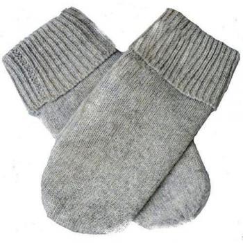 eem Fäustling Lilly para mujeres Con Thinsulate Forro Térmico cálido, 100% Lana, - Guantes de invierno Graumelange Large