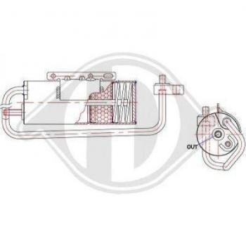 Filtro deshidratante DIEDERICHS DCT1170 para aire acondicionado