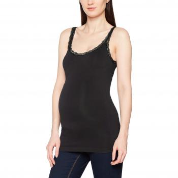 MAMALICIOUS Mlheal Lace Strap Top, Camiseta de Tirantes Premamá para Mujer