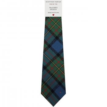 Mens All Wool Tie Woven Scotland - MacLaren Ancient Tartan