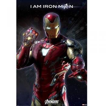 Avengers Endagme, Póster I am Iron Man, Multicolor, 61 x 91,5 cm
