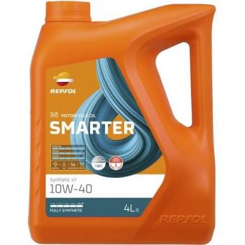 Aceite Repsol Moto Smarter Synthetic 4T 10W40 4 Litros