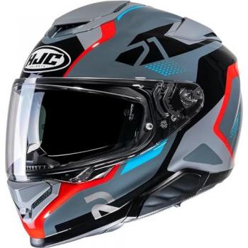 HJC Casco Integral RPHA 71 Hapel Blanco-Azul con características de diseño aerodinámico, sistema de ventilación avanzado, visor anti-rayaduras, interior desmontable y lavable, homologación ECE 22.05 y