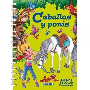 Agenda Escolar Permanente - Caballos y ponis