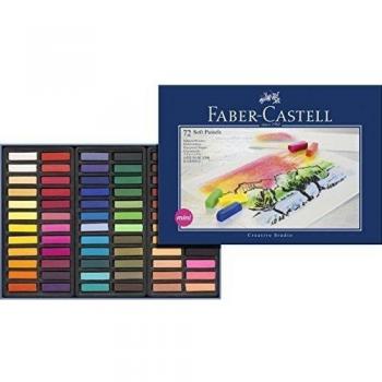 Faber Castell 128272 - Estuche de cartón con 72 tizas, mini, multicolor