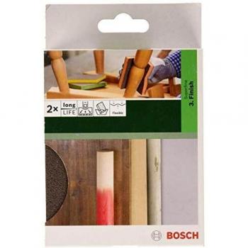 Bosch - Esponja abrasiva para lijar contornos a mano, grano superfino, pack de 2