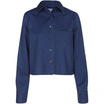 Closed Women's Dark Blue Denim Shirt Size S