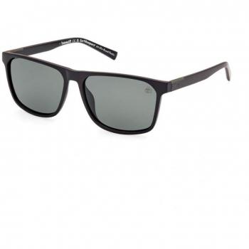Timberland Men's Polarized Rectangular Sunglasses TB 9312 02R - UV Protection - Modern Design