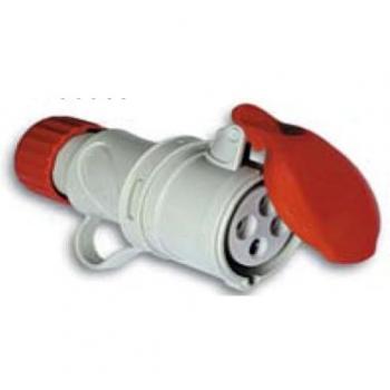 Asein 1100071 - Base Cetac 1100071 3P+N+T 380V/32A Rojo
