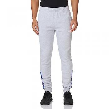Pantalón de chándal UMBRO FW 66216U LPU Gris, Jogger Sportswear para hombre, color gris marl con detalles en navy