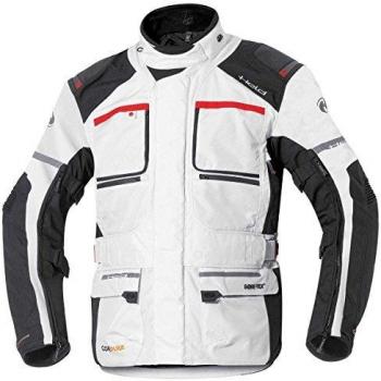 Held Carese 2 - Chaqueta de moto para mujer GTX, color gris y rojo, talla S