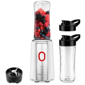 Batidora Personal Portátil Ufesa Nutrifusion 500W con 4 Cuchillas de Acero Inoxidable, Apta para Triturar Hielo y 2 Botellas de 500ml