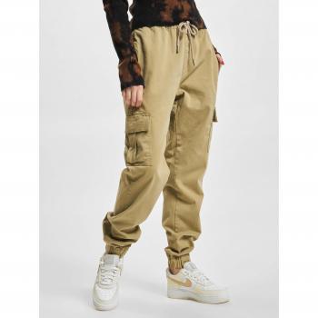 Urban Classics Women's High Waist Soft Taupe Cargo Jogging Pants