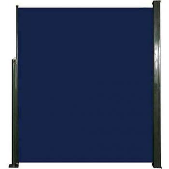 Retractable Side Awning 160x500 cm Grey - Privacy and Wind Protection