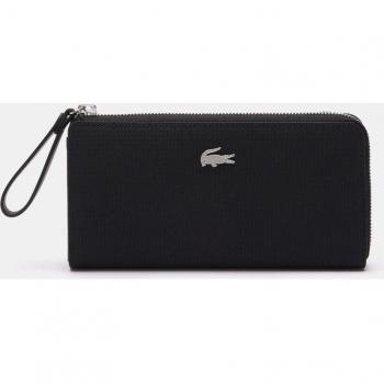 Cartera Lacoste para mujer - Negro con cremallera