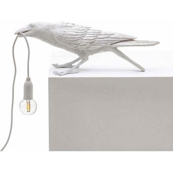 Lámpara de Mesa Pájaro LED Juguetona Blanca