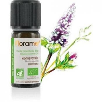 Aceite Esencial de Menta Piperita Bio 10ml - Florame, caducidad: 08.2024