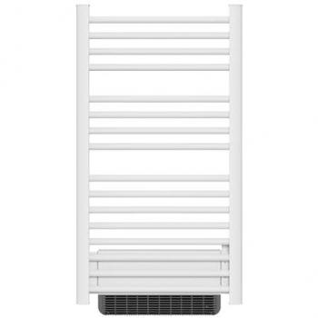 Toallero eléctrico sin fluido con ventilador 500W/1000W H.100,5xL54cm Bestherm Hestia blanco